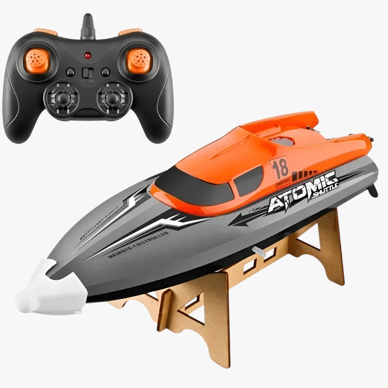 High-Performance Racing Boat AquaX – RC Speedboat with Water Cooling & Auto-Reset