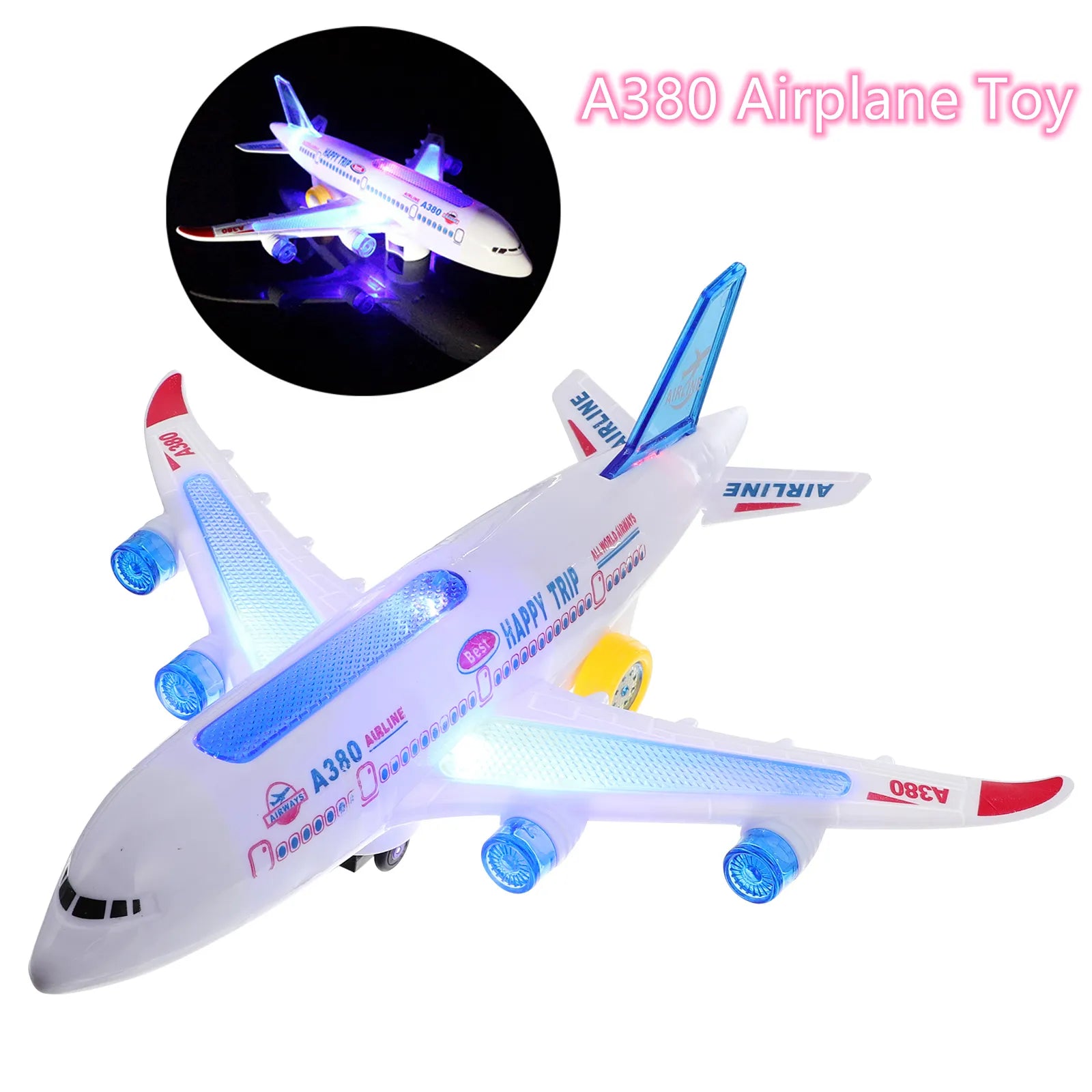 Interactive Toy Airplane - Play & Learn