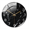 Stylish Wall Clock with Marble Effect – MarbleTime