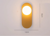 NoctisLume Oval Wall Lamp | Elegant and space-saving LED sconce for bedroom, hallway, and reading areas
