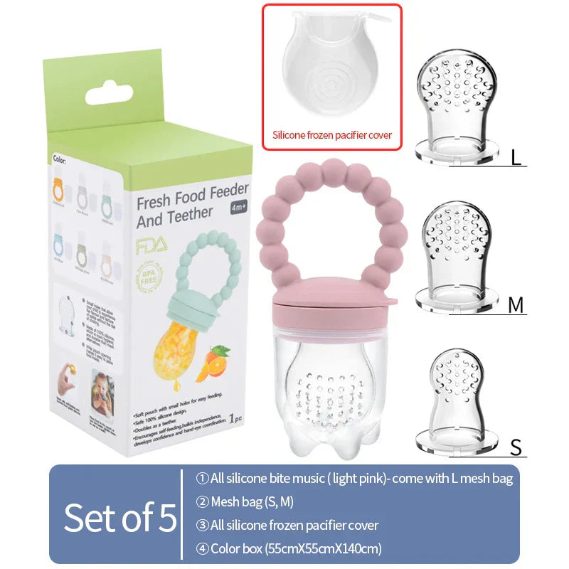 Fruit Teether for Babies – Safe Chewing & Learning to Eat Independently (Buy 1 Get 1 FREE Promotion)