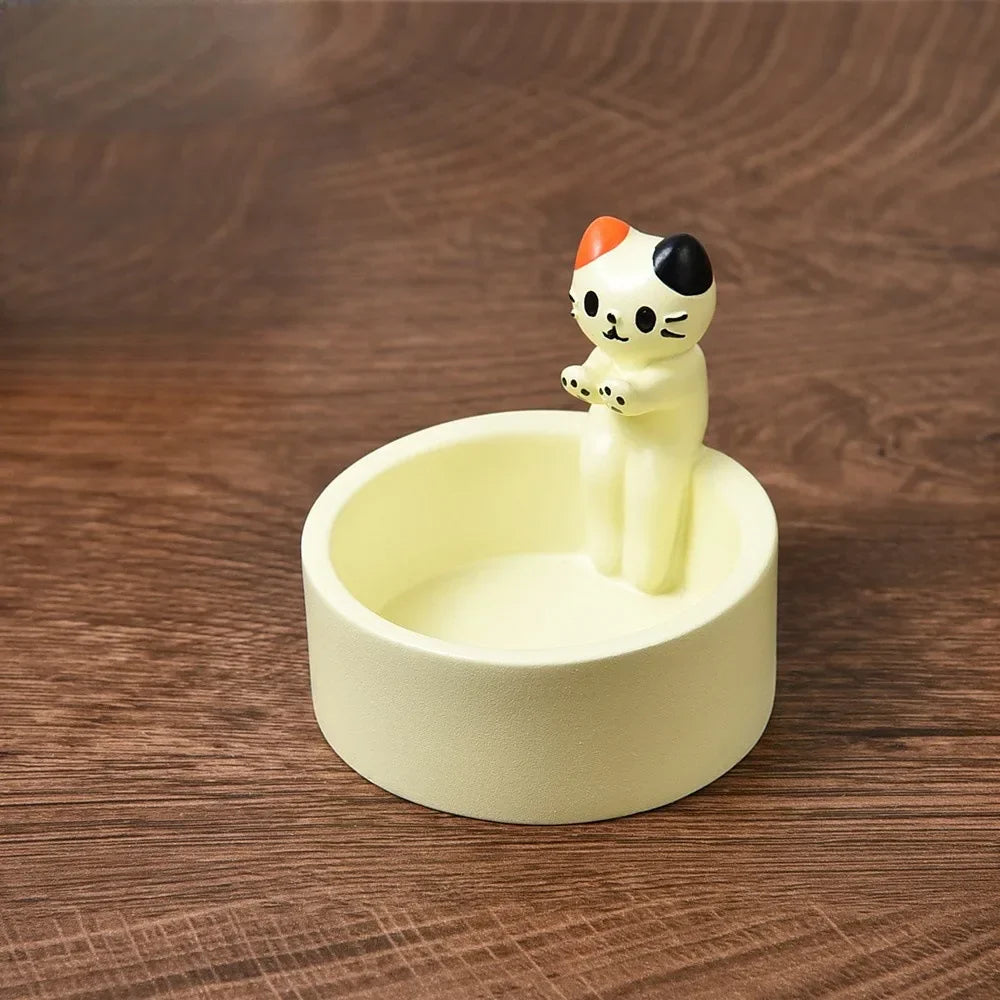 Kitten Candle Holder Cute Cat Candle Holder Creative Aromatherapy Candle Holder