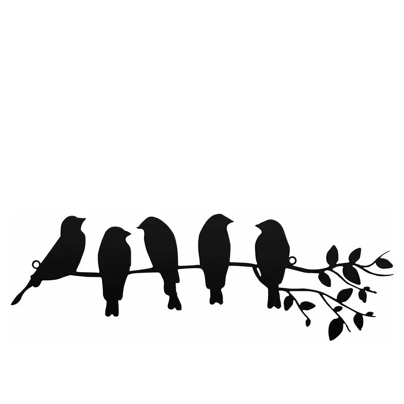 Birdsong Wall Decoration – Atmospheric Sitting Birds
