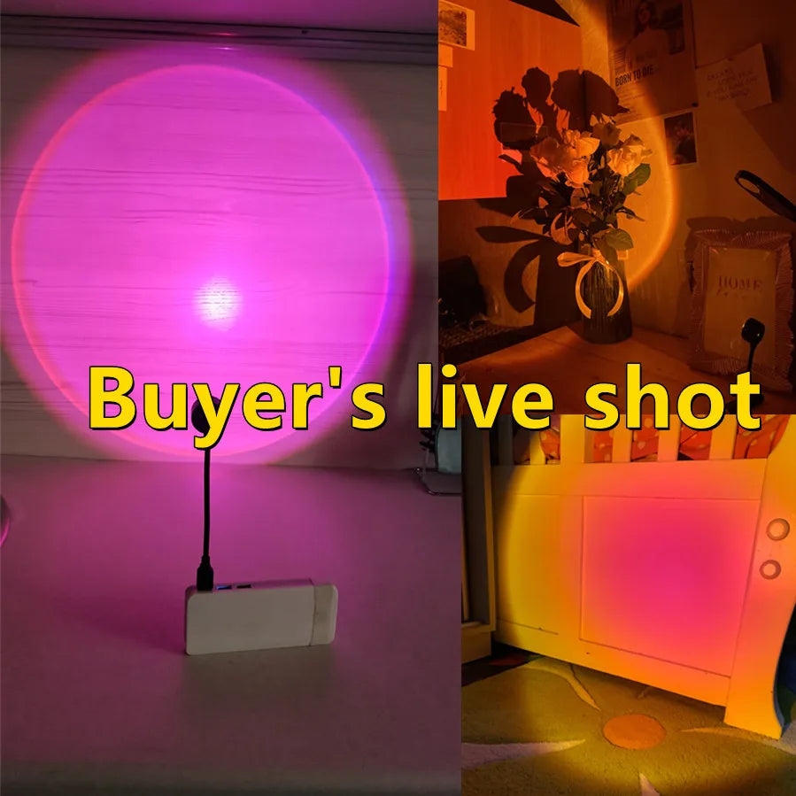 Colourful LED Night Light - Atmospheric Lighting for Home