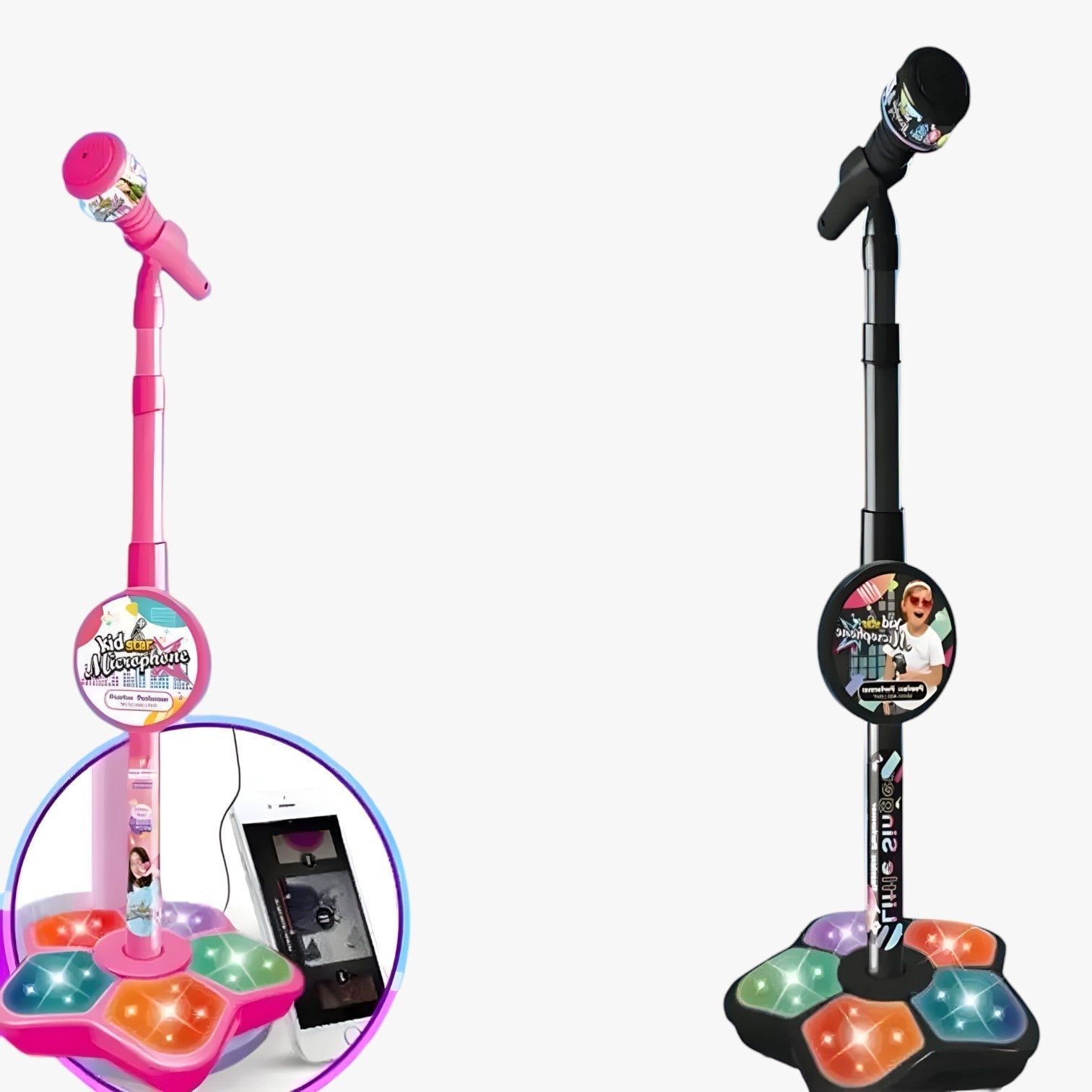 Children's Microphone with Height-Adjustable Stand – SoundFun Stage