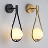 LumiSphere G9 LED Wall Lamp | Modern frosted glass wall sconce for bedrooms, balconies, and hallways