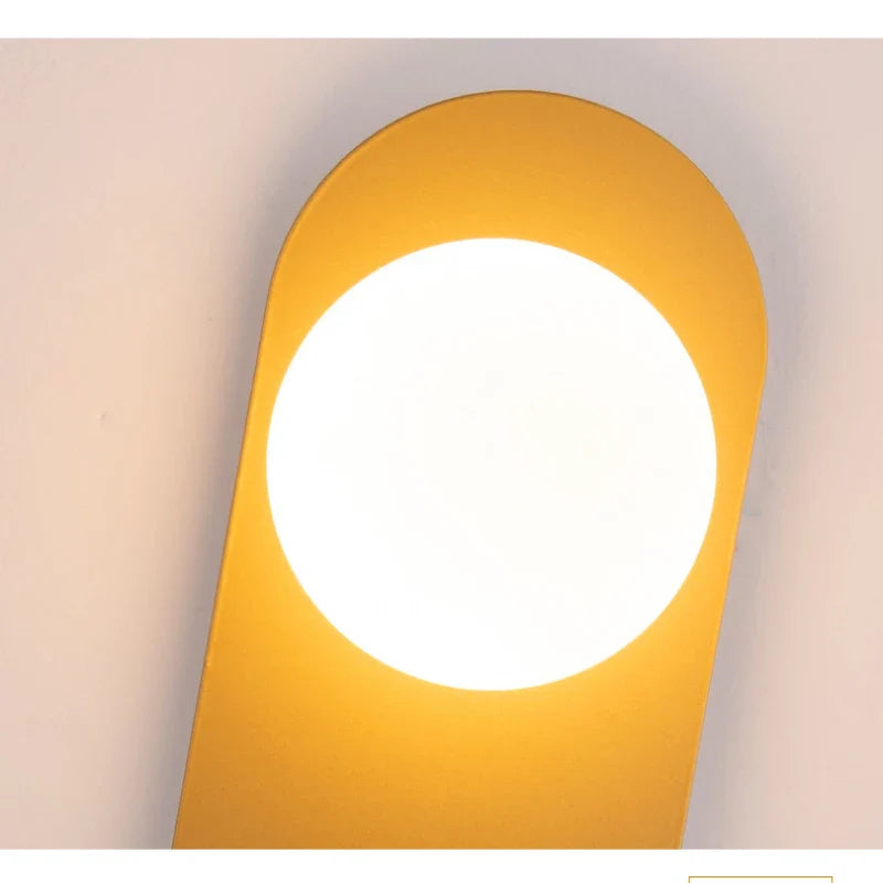 NoctisLume Oval Wall Lamp | Elegant and space-saving LED sconce for bedroom, hallway, and reading areas