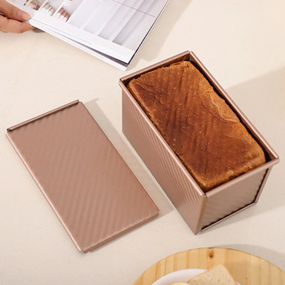 2-Piece Rose Gold Non-Stick Bakeware Set with Lid - Brielle