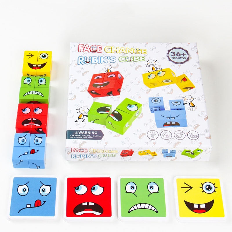 Interactive Expression Building Block Game for Children – MimikMatch