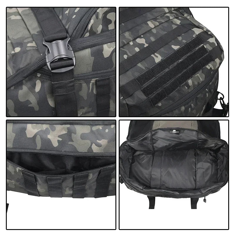 Large Tactical Travel Bag and Rucksack - TrailTrek Duffle