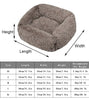FurHaven Deluxe Dog Lounger | Long plush, washable pet bed for dogs and cats