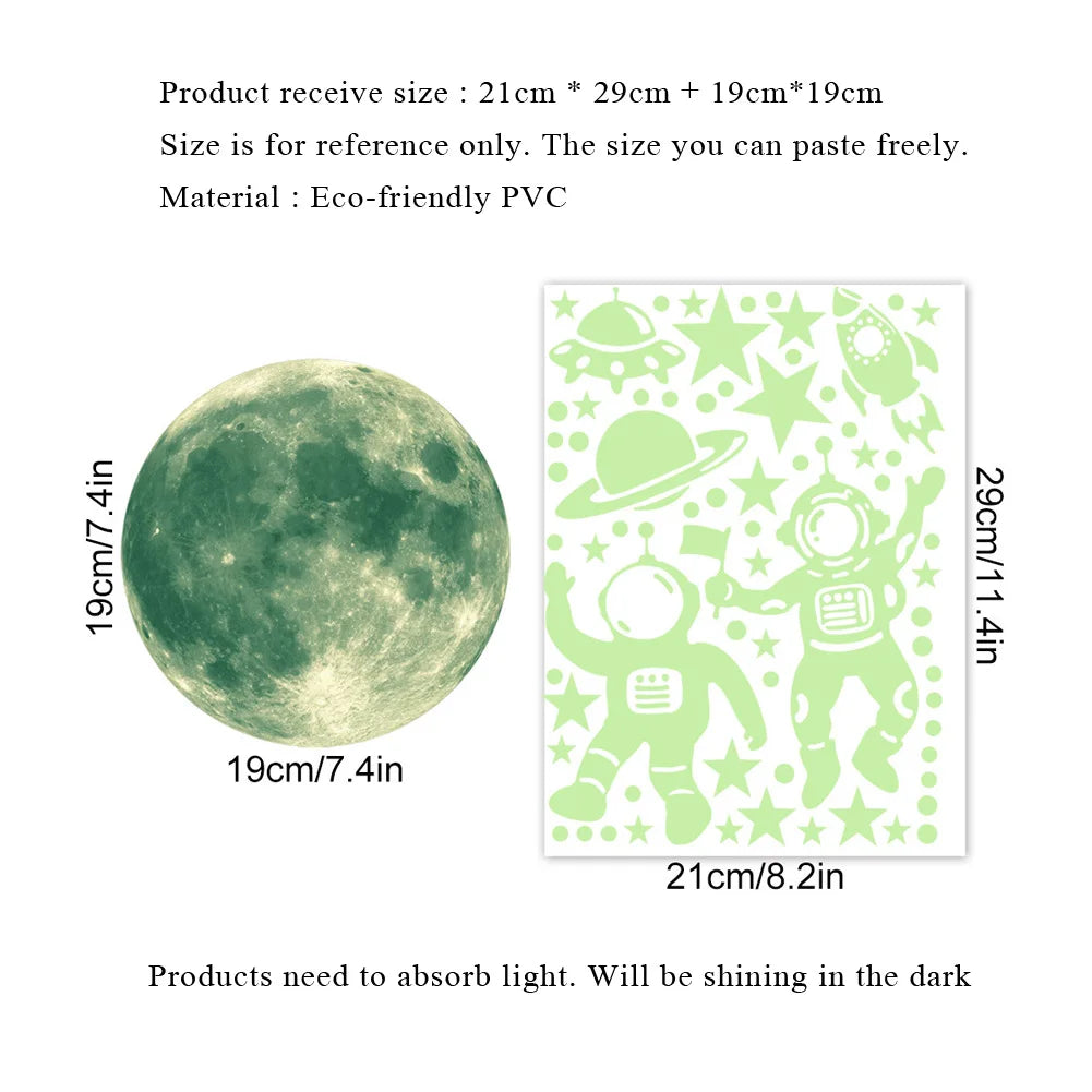 Starry Sky Decoration - Glow-in-the-Dark Wall Decor