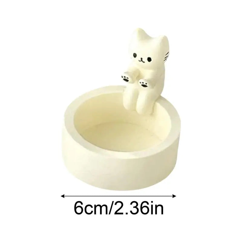 Cat Candle Holder - Charming Holder with Cute Cat for Cosy Moments