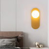 NoctisLume Oval Wall Lamp | Elegant and space-saving LED sconce for bedroom, hallway, and reading areas