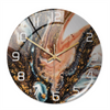 Stylish Wall Clock with Marble Effect – MarbleTime