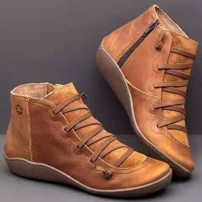 leather - Women's Comfort Boots
