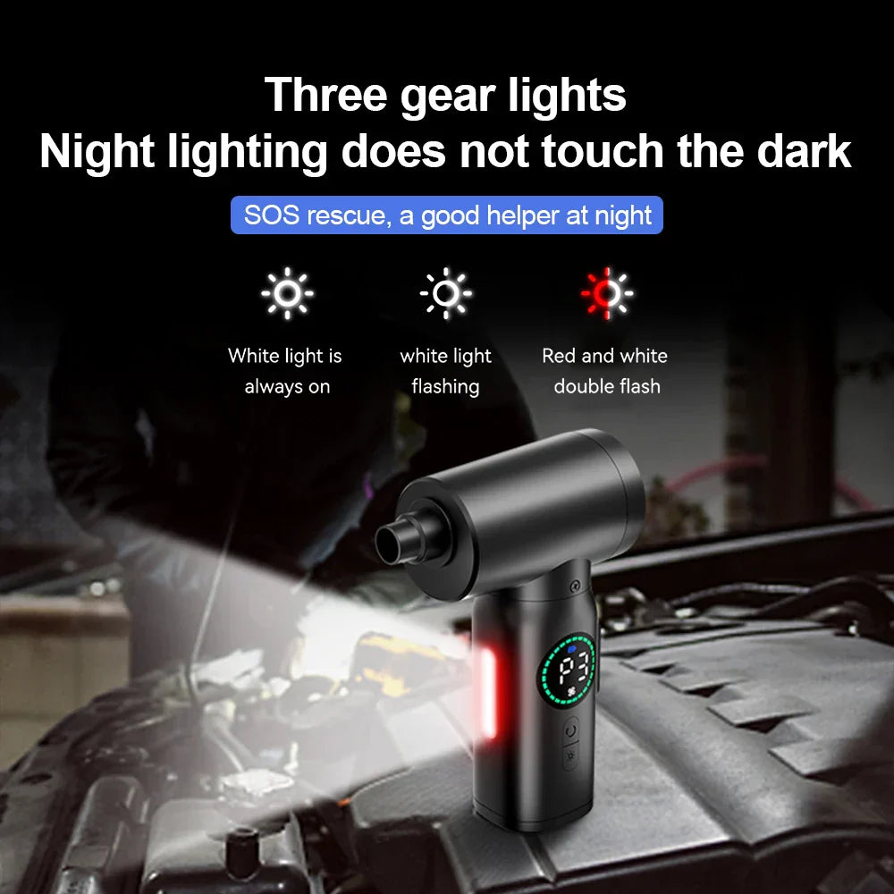 2-in-1 Portable Air Dust Cleaner and Blower with LED Light (7500mAh) - AirMaster