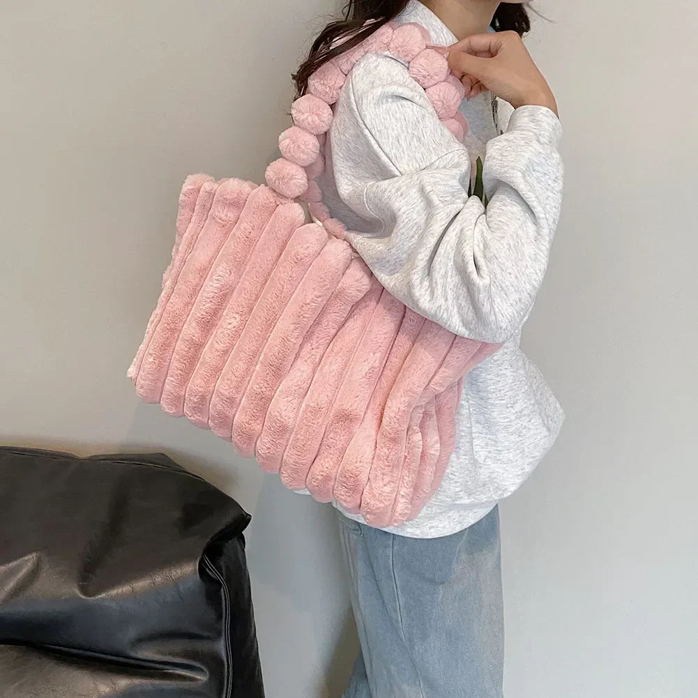 Stylish Winter Chunky Shoulder Bag - Evi