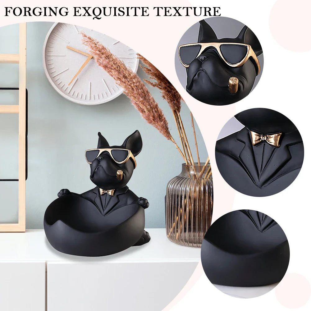 Chic Dog Figurine - Playful & Stylish Decor