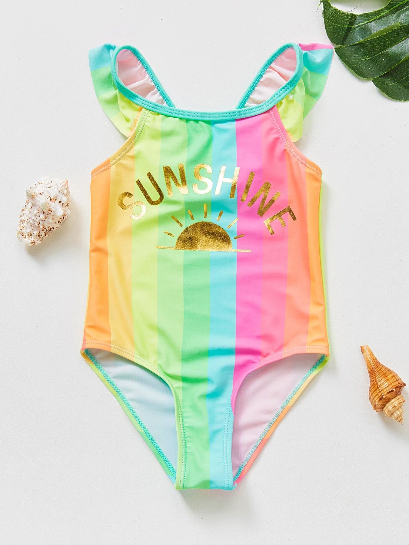 Girls' Swim Outfit with Mermaid and Unicorn Designs – Perfect for Children Aged 4-8