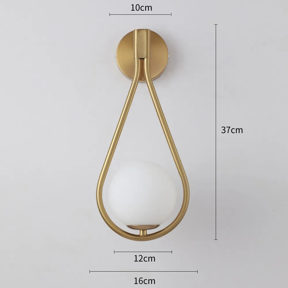 LumiSphere G9 LED Wall Lamp | Modern frosted glass wall sconce for bedrooms, balconies, and hallways