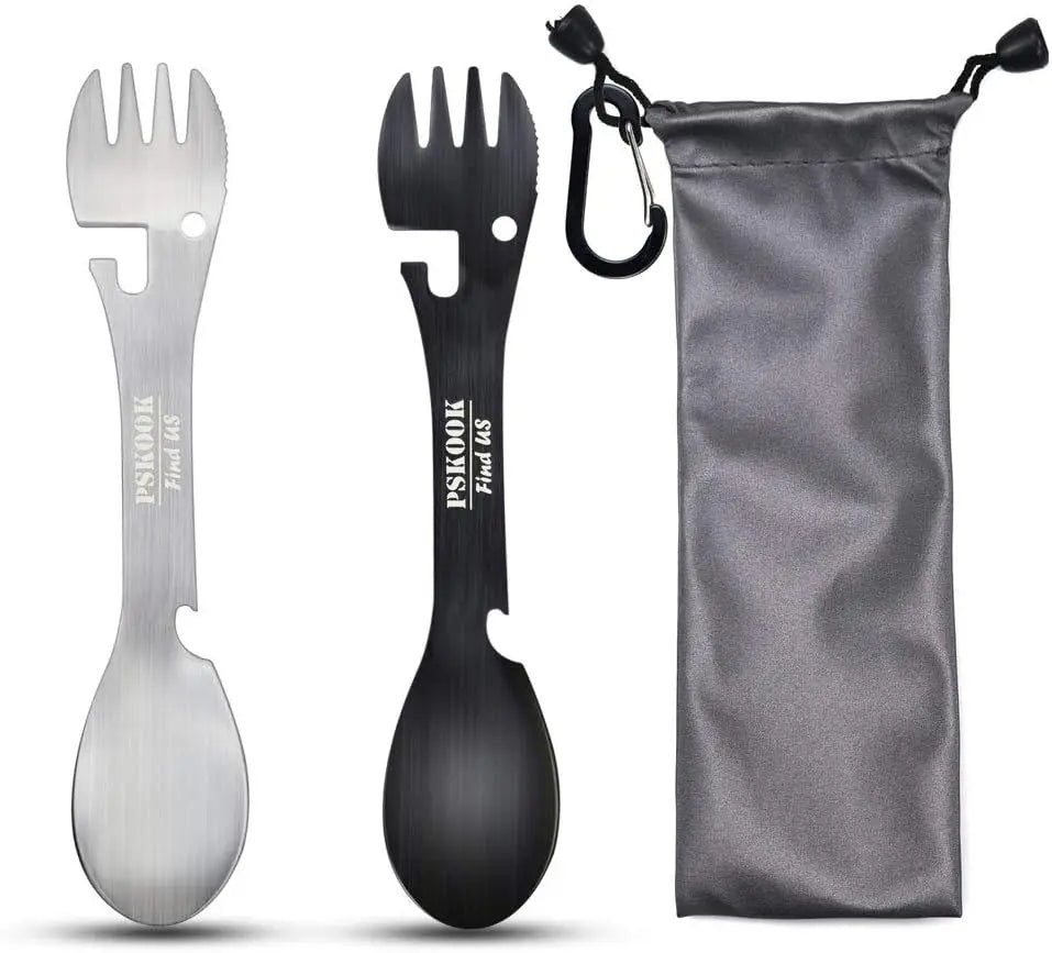 5-in-1 Survival Set – Cutlery, Bottle Opener and More for Adventurers