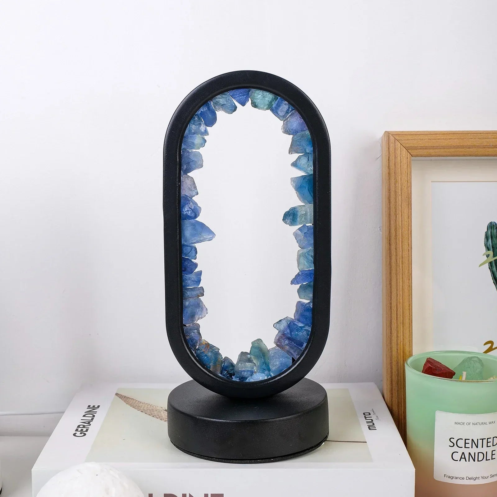 Elegant Amethyst Crystal Lamp – Ambient LED Lighting for Relaxation