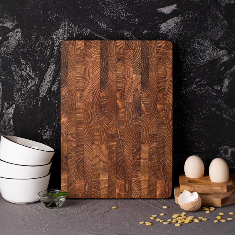 Luxe Thick Teak Wood Chopping Board - ChefTeak