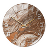 Stylish Wall Clock with Marble Effect – MarbleTime