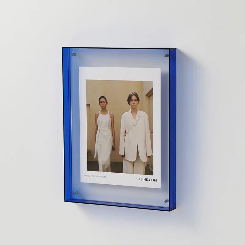 Double-Sided Acrylic Photo Frame - Stylish and Transparent Photo Display