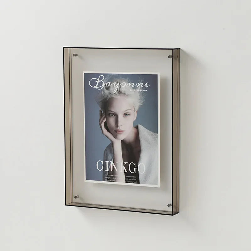Double-Sided Acrylic Photo Frame - Stylish and Transparent Photo Display