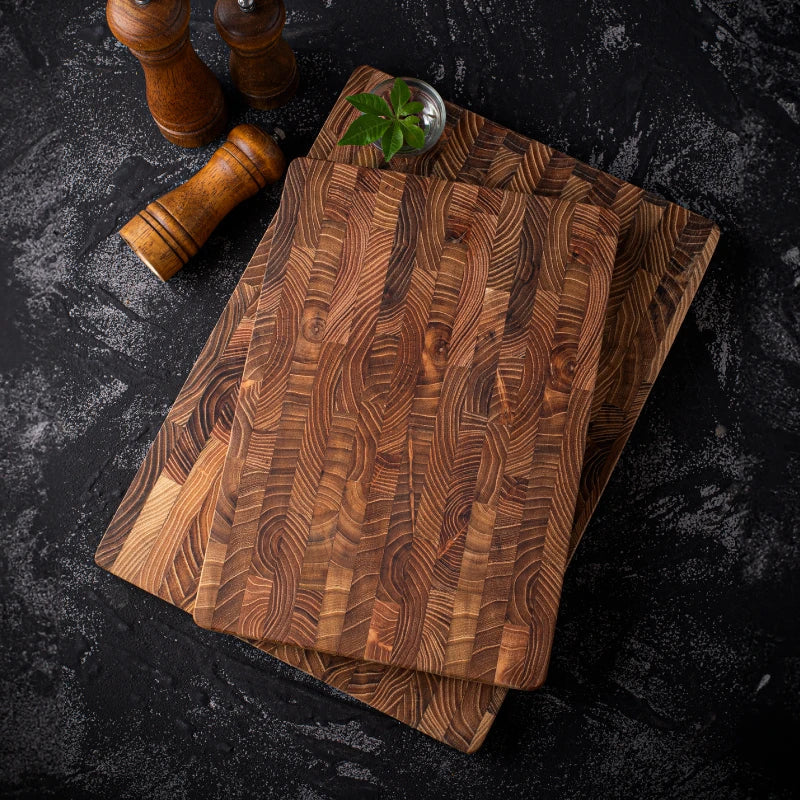Luxe Thick Teak Wood Chopping Board - ChefTeak