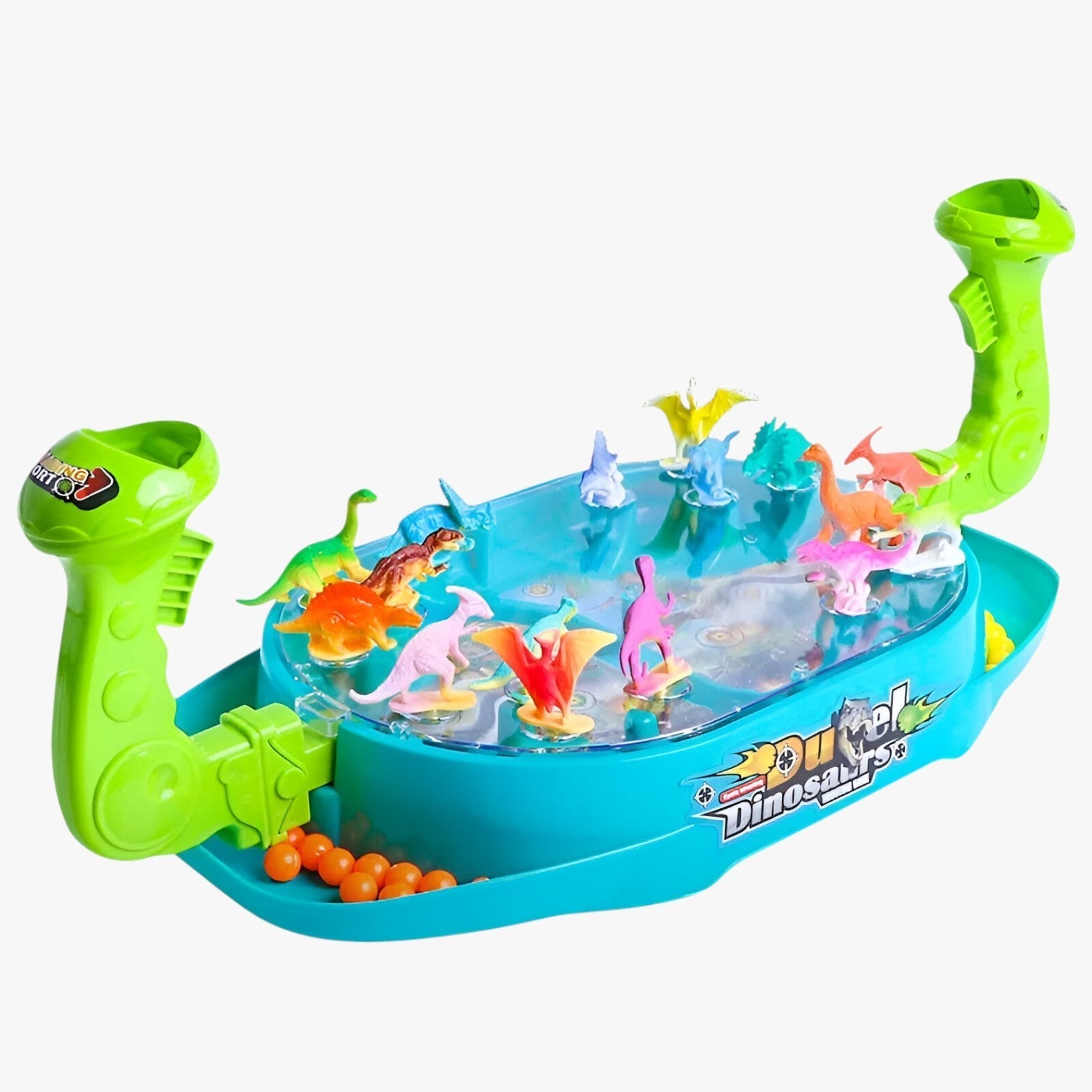 Catapult Fun DinoShot – Skill Game for Two with Learning Factor