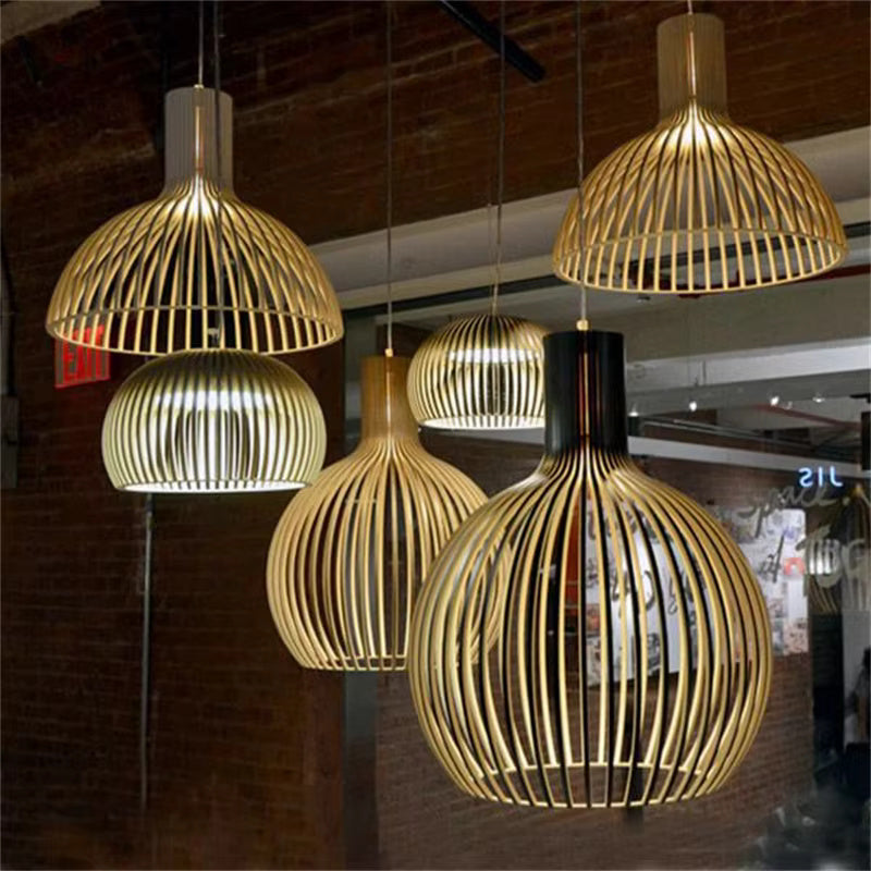 Natura Orb Pendant Lamp – Organic Wooden Design for Cosy Interiors