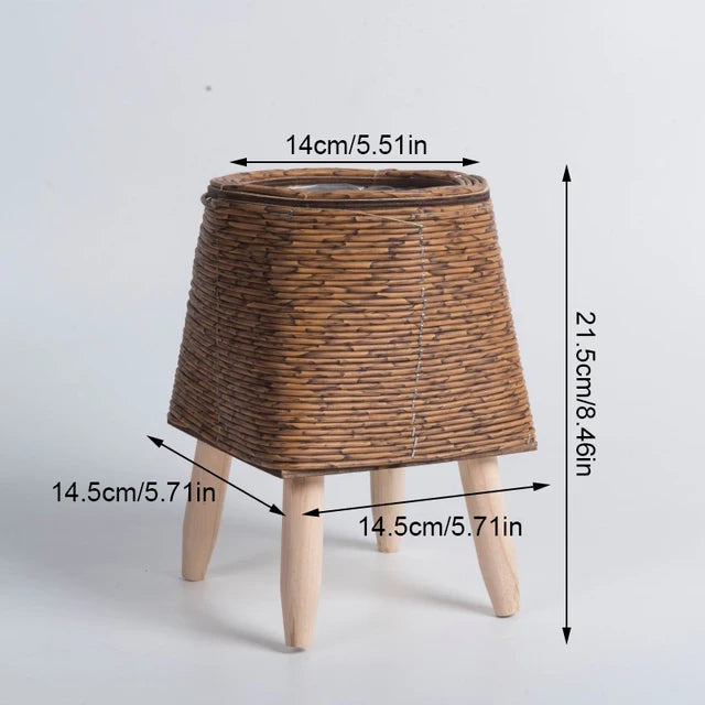 AristoBloom Raised Plant Pot | Premium Minimalist Scandinavian Planter for Compact Spaces