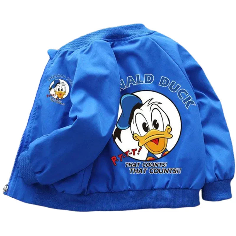 Baby Jacket with Donald Duck Print – Perfect Windbreaker for Spring and Autumn