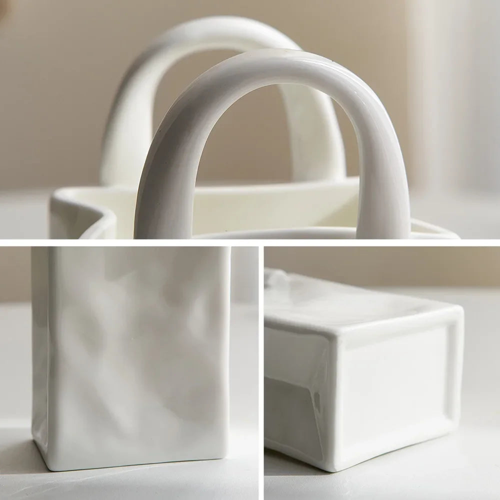 Unique Handle Vase - Modern and Stylish