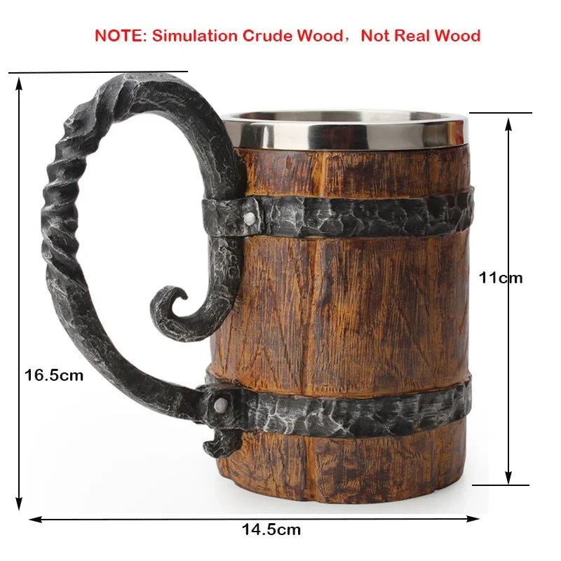 Unique Medieval Mug - Perfect as a Father's Day Gift