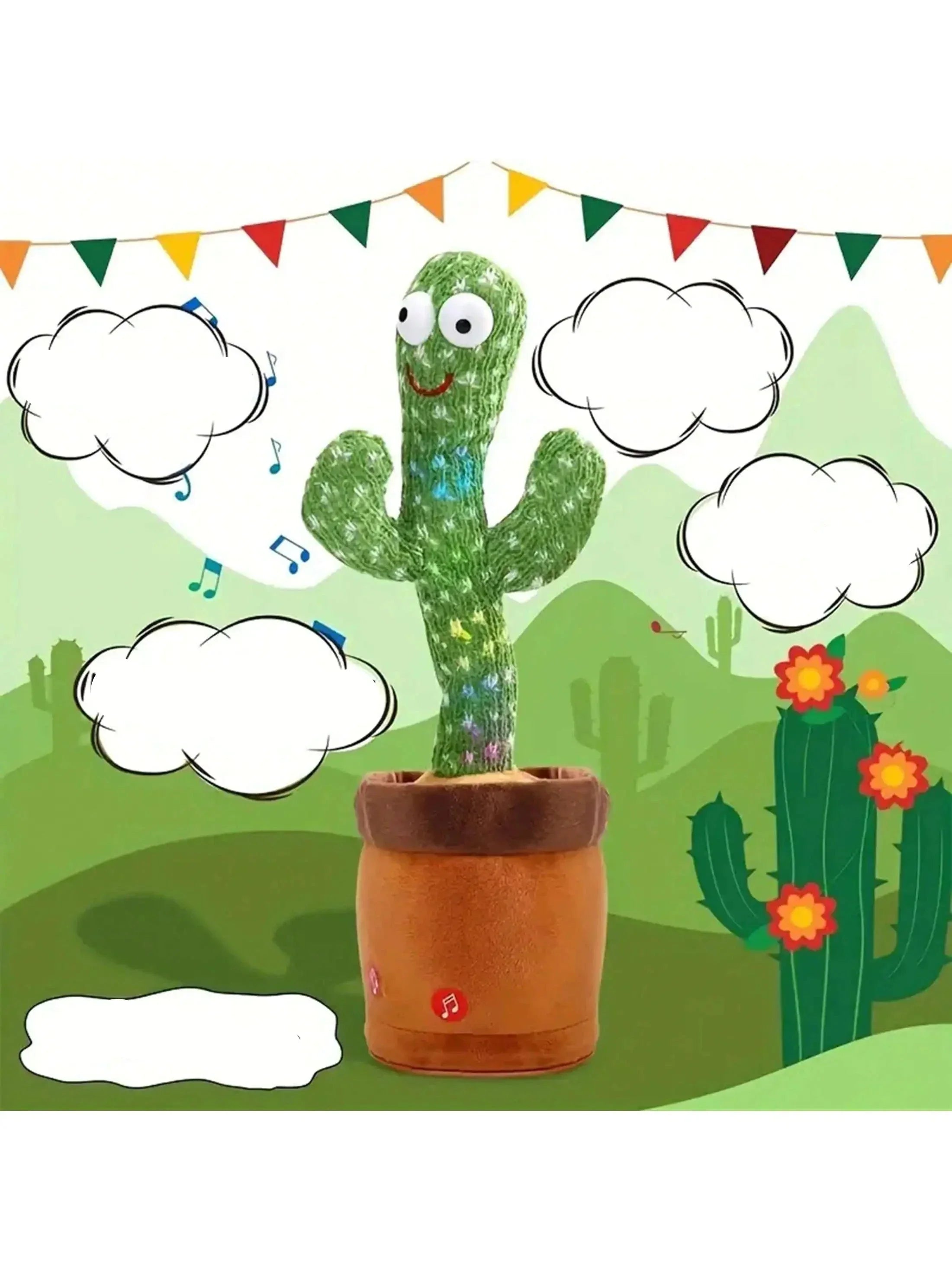 Dancing Cactus – Interactive Toy with Music and Light