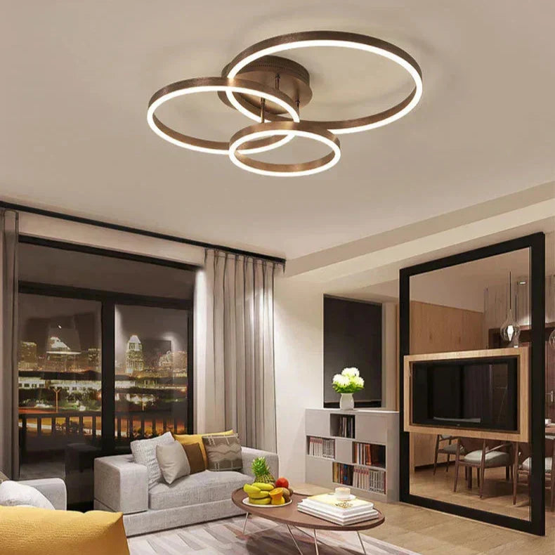 RingLuma | Energy-efficient LED ceiling light | Elegant ring design | Modern design | Iron and acrylic | AC 90-260V | Various sizes | Refined atmosphere for any room