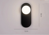 NoctisLume Oval Wall Lamp | Elegant and space-saving LED sconce for bedroom, hallway, and reading areas