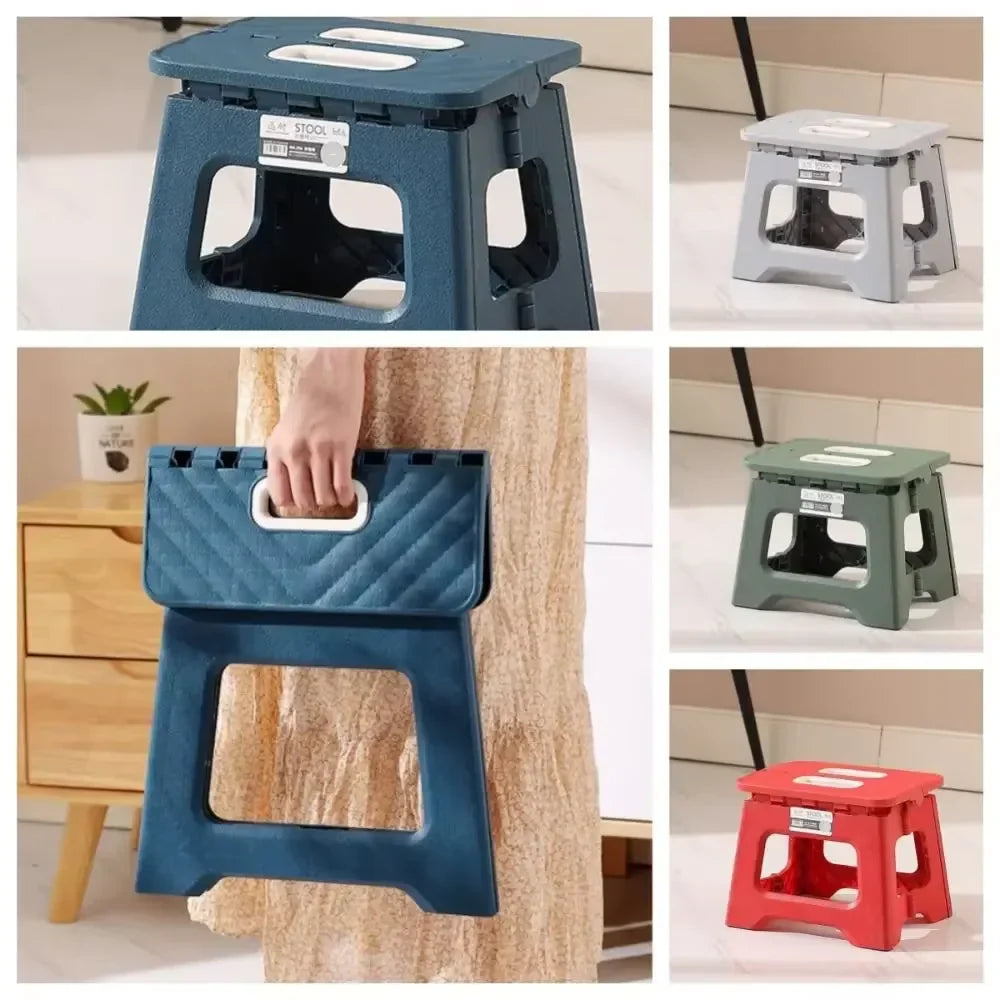 Folding Step Stool – Lightweight, Non-slip and Versatile for Kitchen and Home Use