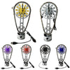 Luxora Rotating Chain Clock | Silent Motorized Decorative Table Clock for Home and Office