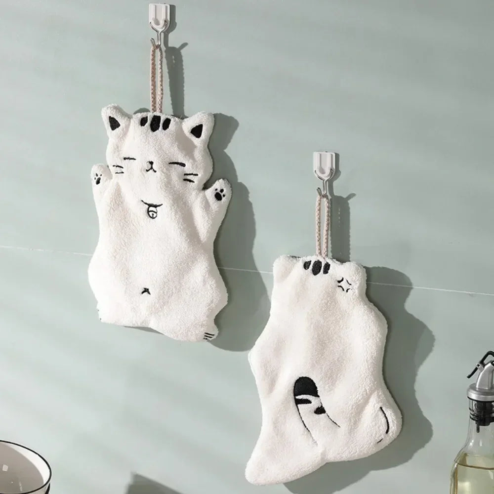 Hanging Towel Fleece Towel Hanging Washcloth