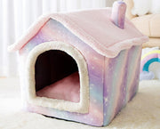 Fluffy Pet House - Comfortable Sleeping Place for Your Pet