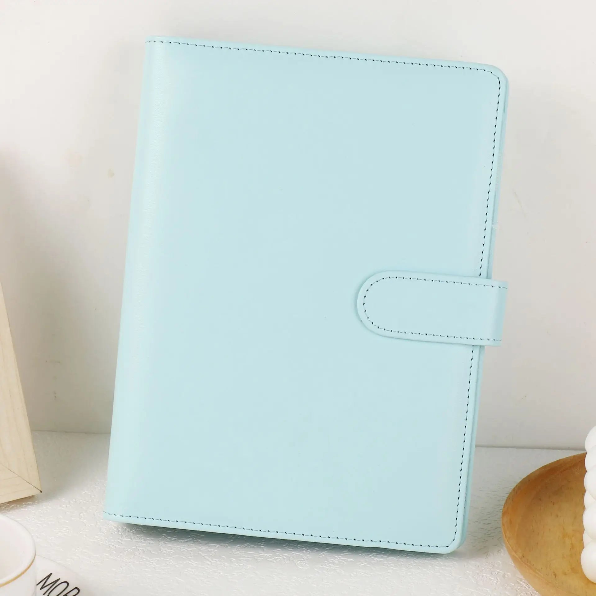A5 PU Leather Binder in Macaron Colours | Planner | DIY Photo Album and Agenda in One