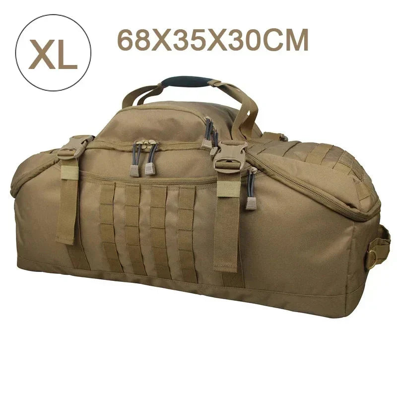 Large Tactical Travel Bag and Rucksack - TrailTrek Duffle