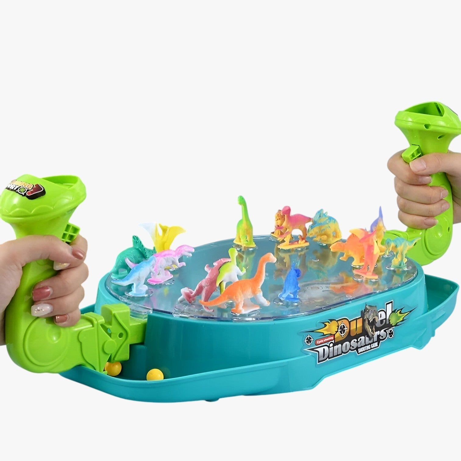 Catapult Fun DinoShot – Skill Game for Two with Learning Factor