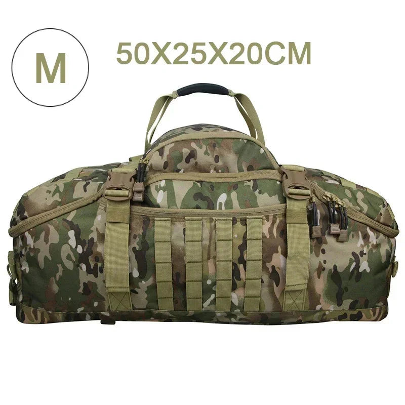 Large Tactical Travel Bag and Rucksack - TrailTrek Duffle