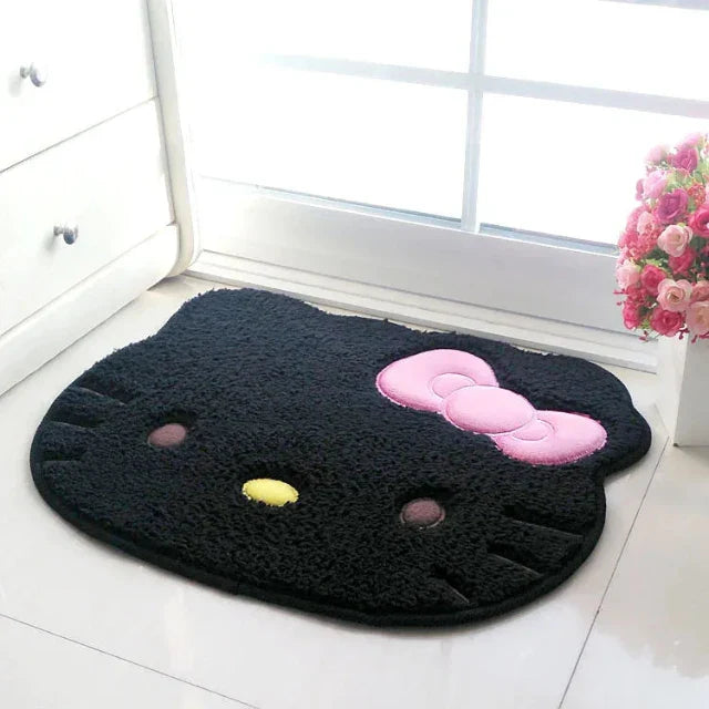 SoftKit Hello Kitty Floor Mat | Luxurious Anti-Slip Rug for Home and Car